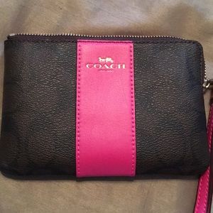 Coach authentic wristlet
